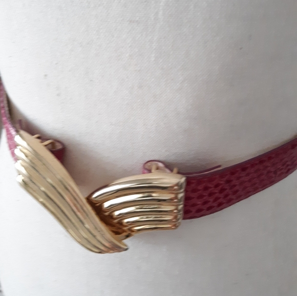 VTG Rayman Ridless Snakeskin Belt - Picture 2 of 6